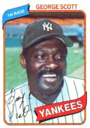 1980 Topps 414 George Scott